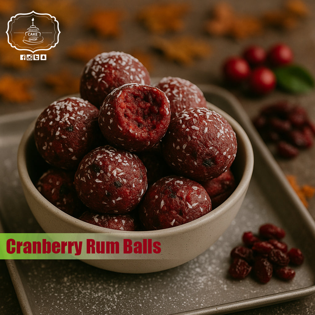 Cranberry Rum Balls x 12