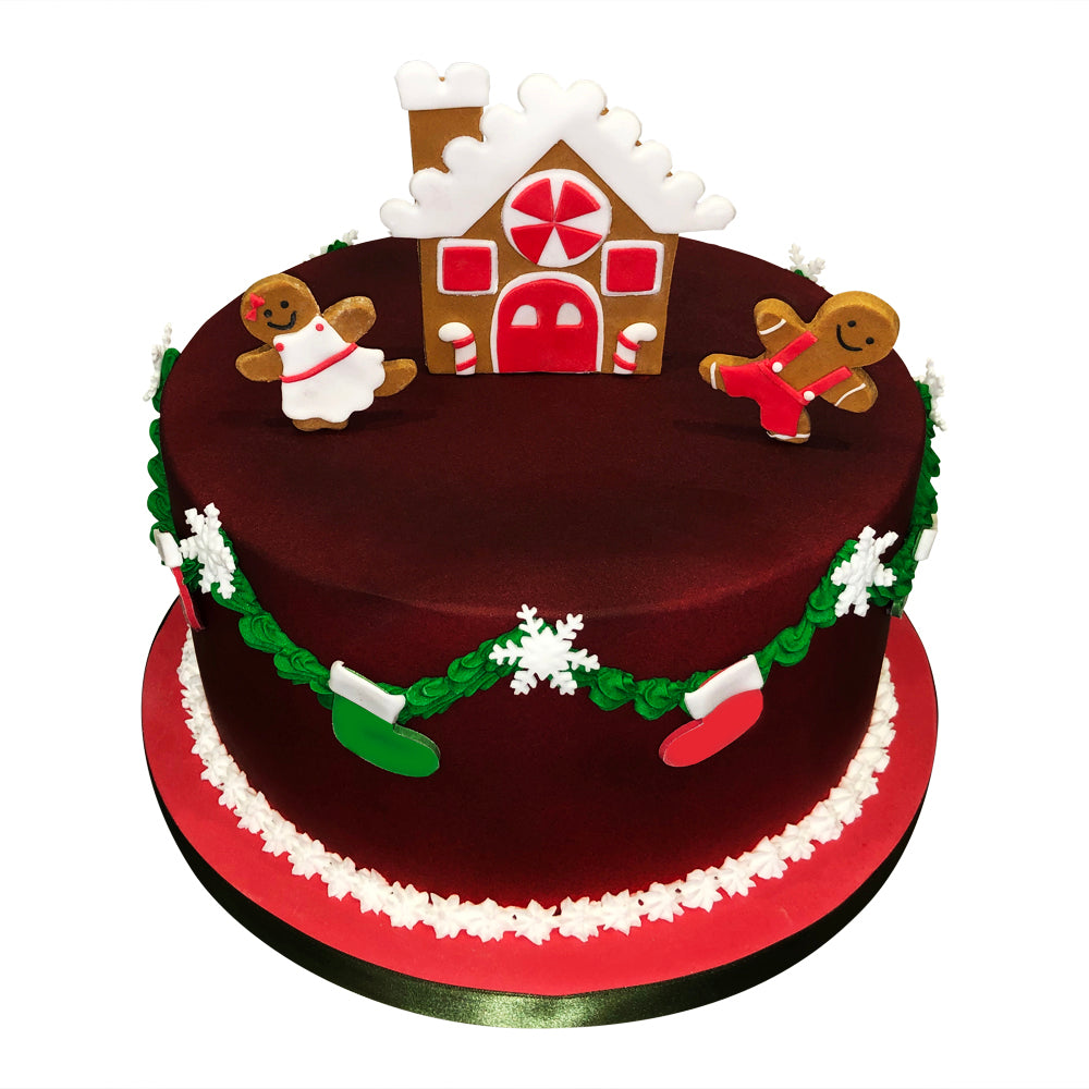 Gingerbread House Cake