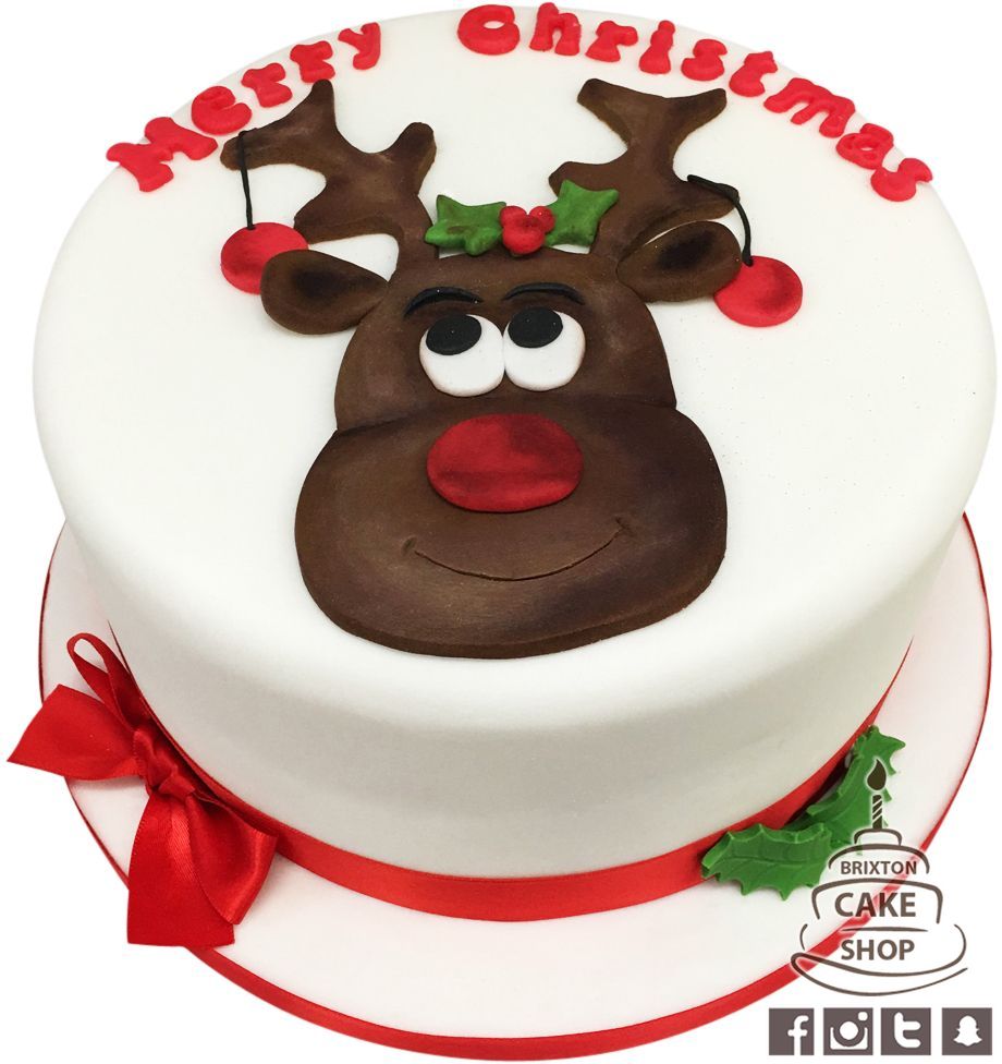 Reindeer Christmas Cake